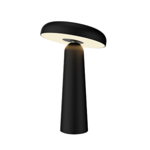 High capacity recharger battery bed side light mushroom table lamp